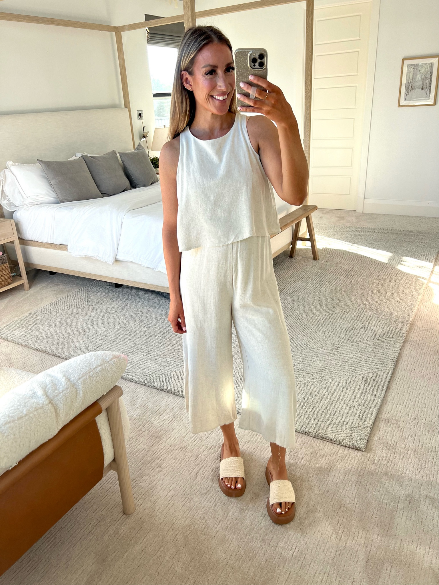 SARAHLIT to save! Jumper is tts, soft material almost linen feel but NOT scratchy 