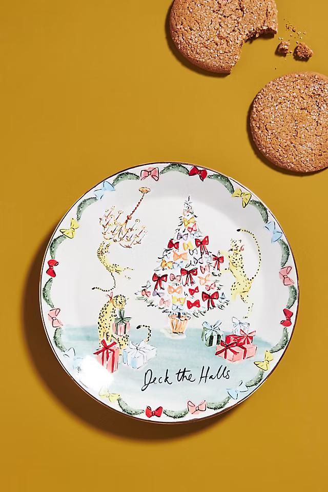 Susannah Garrod 'Tis The Season Dessert Plate | Anthropologie (US)