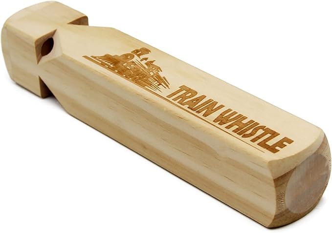 Amazon.com: Wooden Train Whistle 4 Tone Toddlers Educational Party Favors Toy Gift with Blast Cha... | Amazon (US)