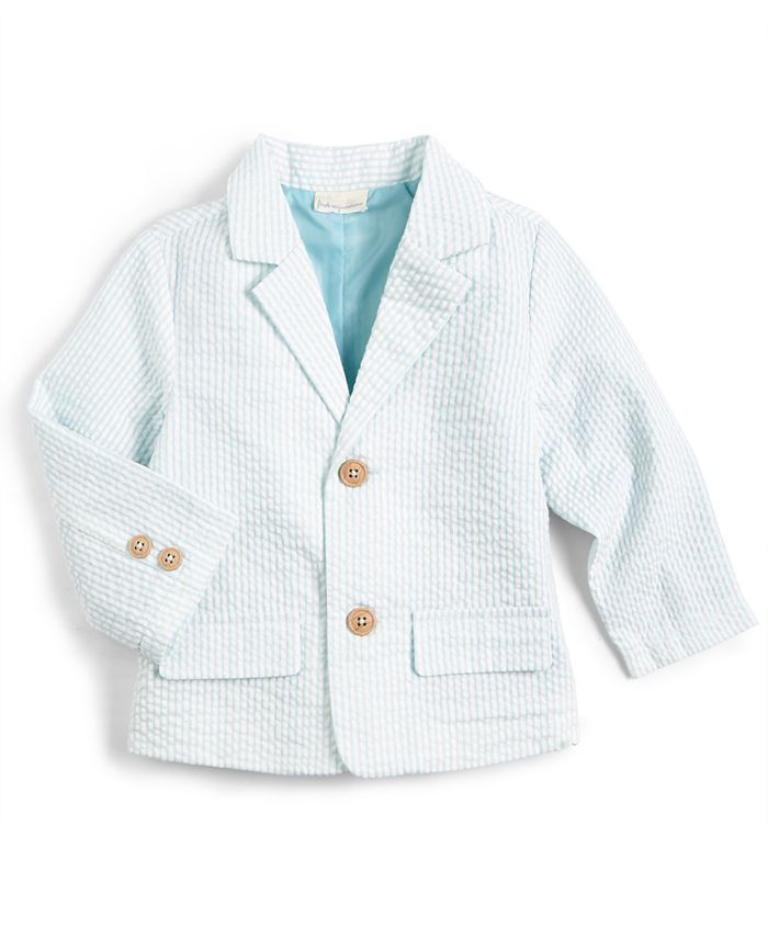 First Impressions Baby Boys Seersucker Blazer, Created for Macy's  & Reviews - Coats & Jackets - ... | Macys (US)