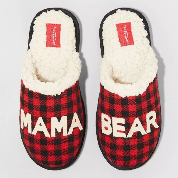 Women's Family Sleep Mama Bear Slippers - Wondershop™ Red | Target