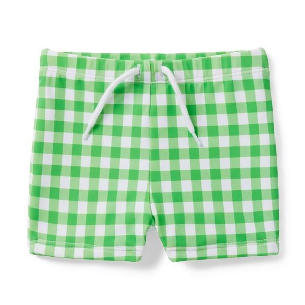 Baby Gingham Swim Short | Janie and Jack