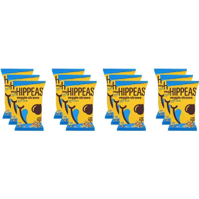 Hippeas Rockin' Ranch Veggie Straws - Case of 12 - 3.75 oz | Target