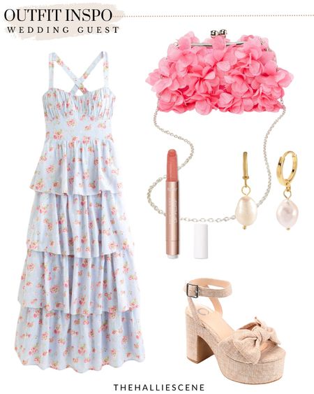 Wedding guest // spring wedding // spring dress // spring sandals // heels // purse 

#LTKshoecrush #LTKitbag #LTKwedding