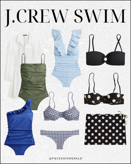 Swimwear favorites from J.Crew. Swimsuit favorites, vacation swimwear 

#LTKstyletip #LTKswim