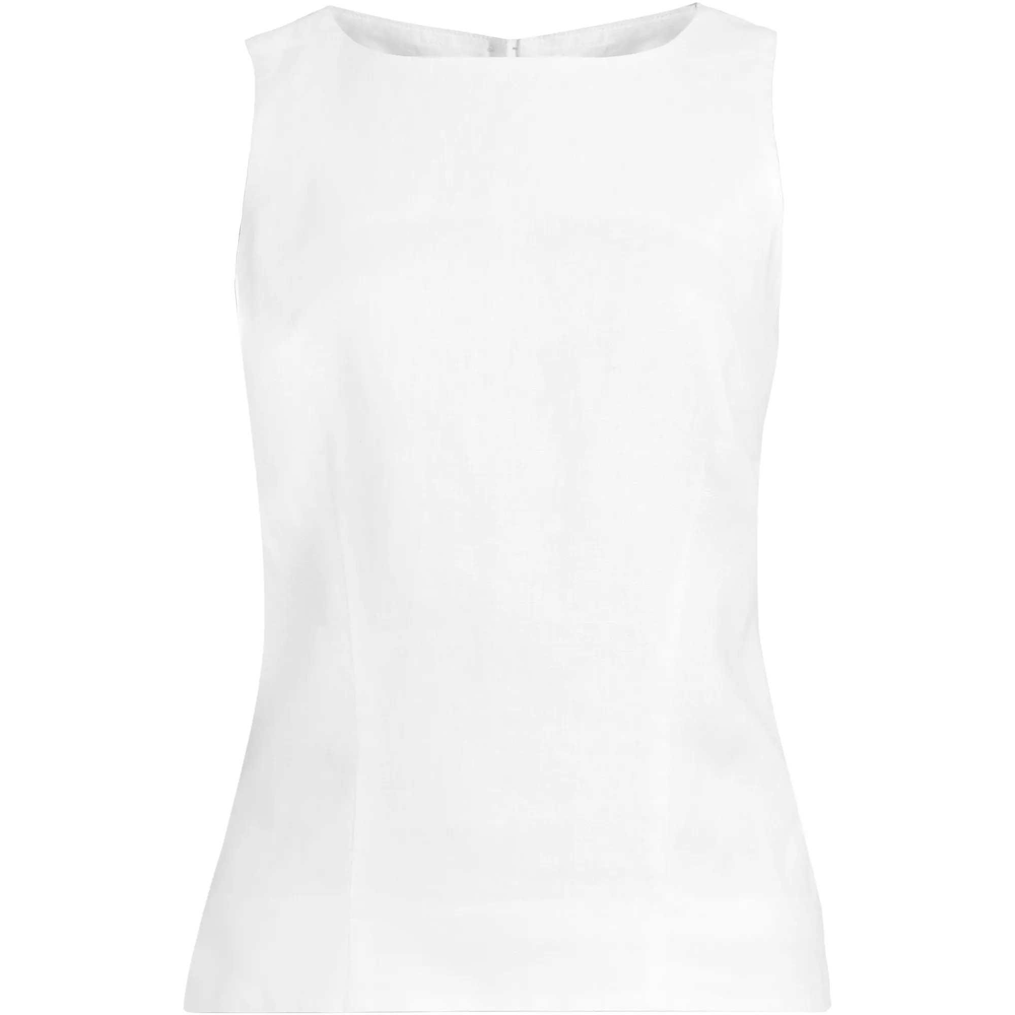 Women's Linen Sleeveless Peplum Top | Lands' End (US)