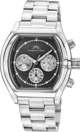 PORSAMO BLEU Roman Chronograph Bracelet Watch, 42mm | Nordstromrack | Nordstrom Rack