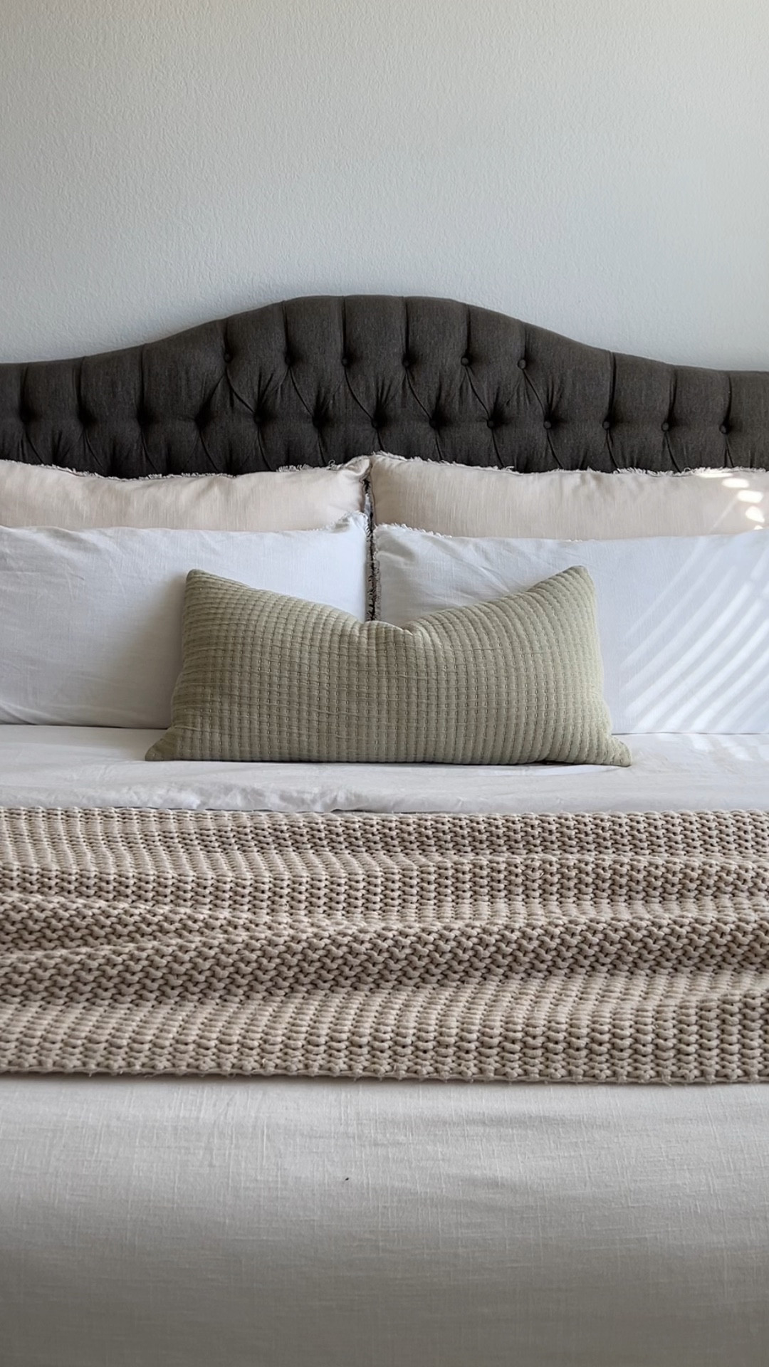 Target Home, Amazon Home, Bedding, Neutral Bedding, Minimalist Bedroom, Bedroom Decor, Sage Green, Throw Pillows, Cozy Bedding

#LTKhome