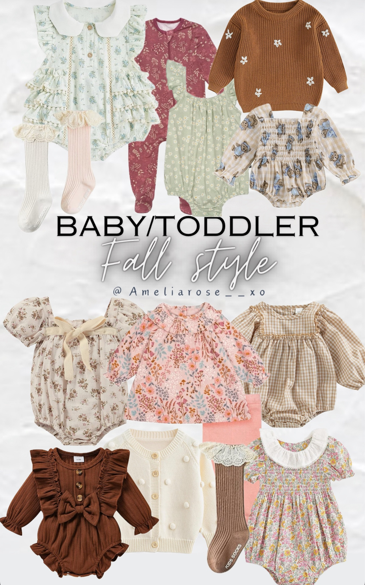 Baby girl/toddler girls fall outfits 

#LTKSeasonal #LTKBaby #LTKKids