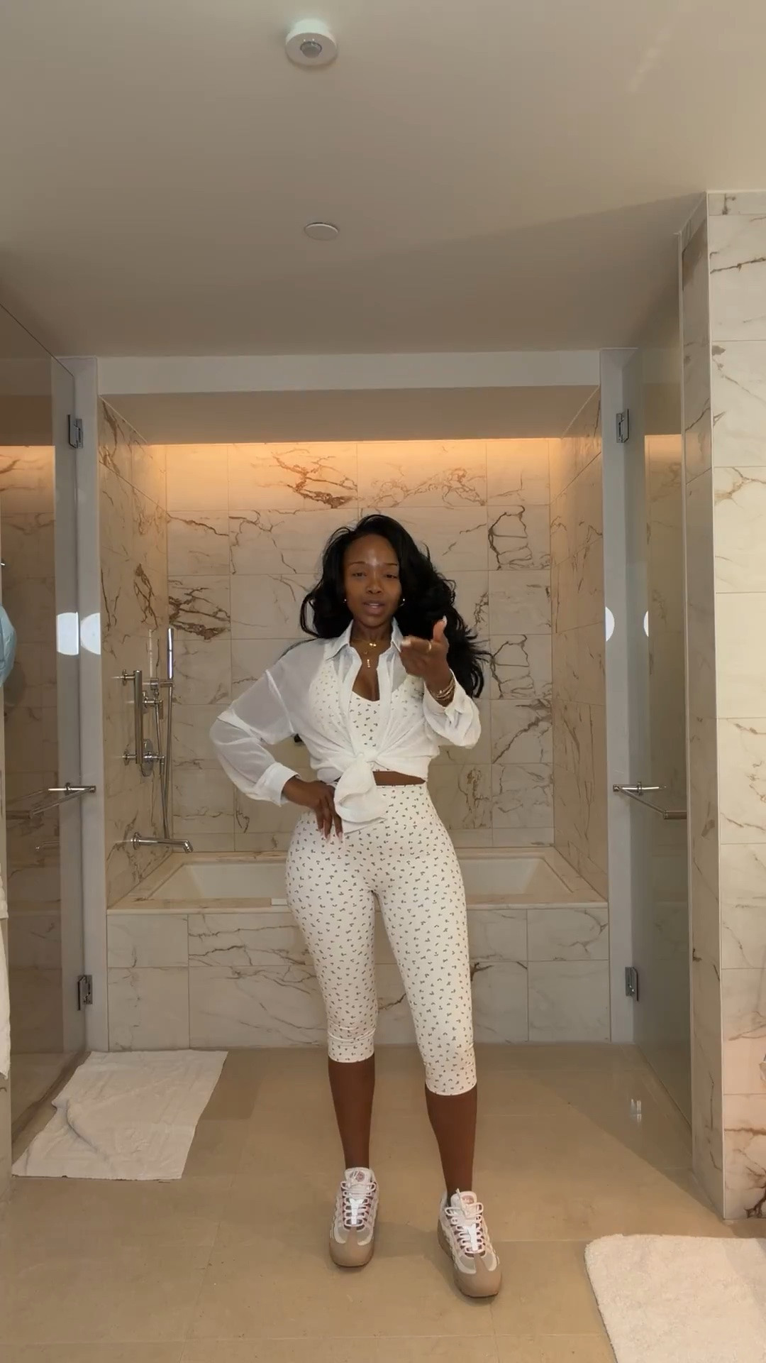 Scroll to shop! ✨ Everything from this look is linked below. 👇🏽    

Wearing: Size Small | 5’4” | 140 lbs | Denim 2 Long

📲   Download the FREE LTK app & follow me (@kirasfashionfinds) to shop all my daily finds.  #LTKootd #LTKPetite #LTKU