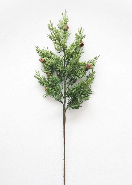Real Touch Faux Juniper Holiday Greens  - 28" | Afloral