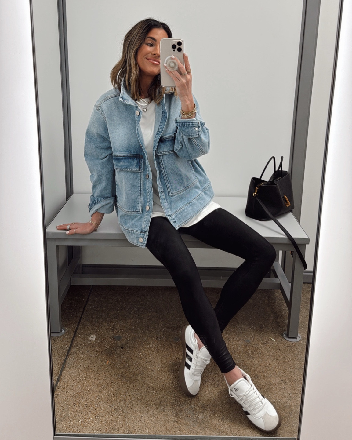 You guys, this denim jacket stopped me in my tracks! 🤩 under $25 and looks SO similar to one that is $140!  I grabbed a medium for an oversized fit! Available in sizes xs-3X! 

#LTKStyleTip #LTKTravel #LTKFindsUnder50