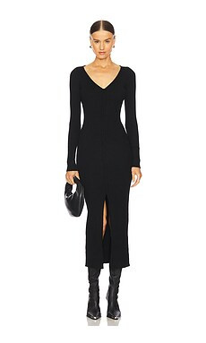 ASTR the Label Glenda Sweater Dress in Black from Revolve.com | Revolve Clothing (Global)