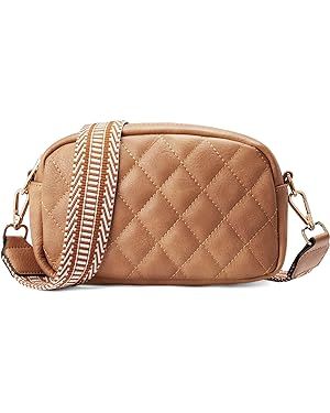 Telena Crossbody Bags for Women Trendy Quilted Small Cross Body Purse Leather Wallet Cell Phone B... | Amazon (US)