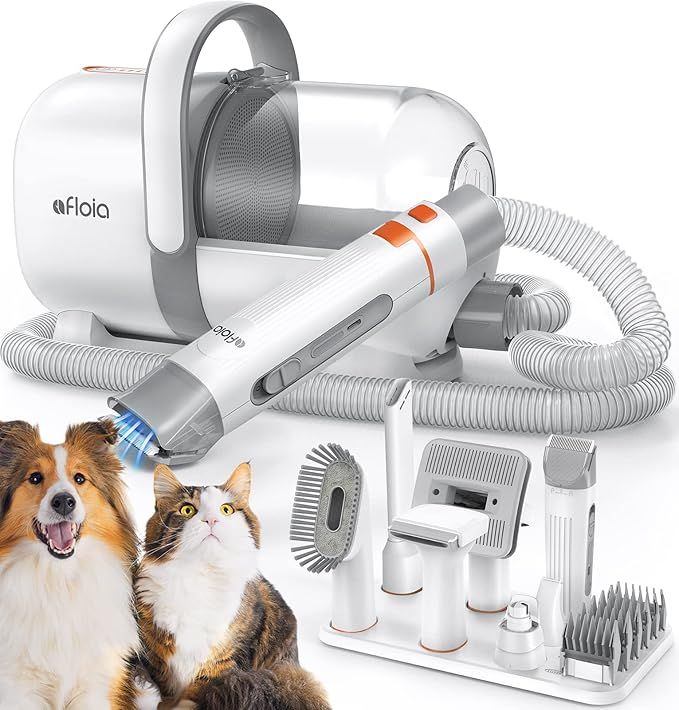 Afloia Dog Grooming Kit, Pet Grooming Vacuum & Electric Dog Clippers Nail Trimmer Grinder & ... | Amazon (US)