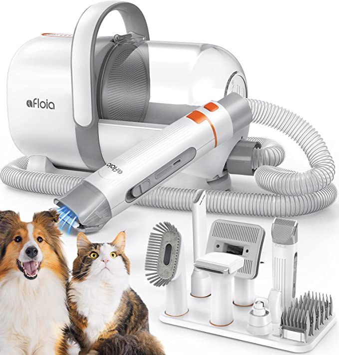 Afloia Dog Grooming Kit, Pet Grooming Vacuum & Electric Dog Clippers Nail Trimmer Grinder & ... | Amazon (US)