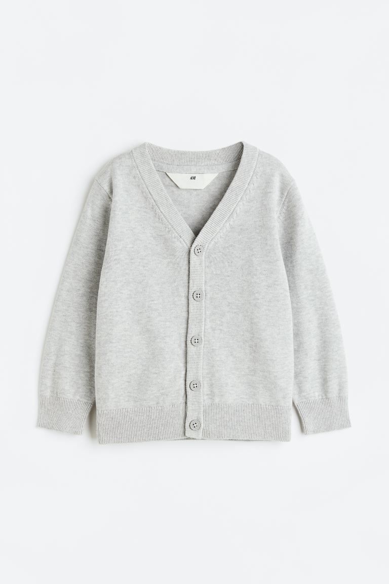 Fine-knit Cotton Cardigan | H&M (US + CA)