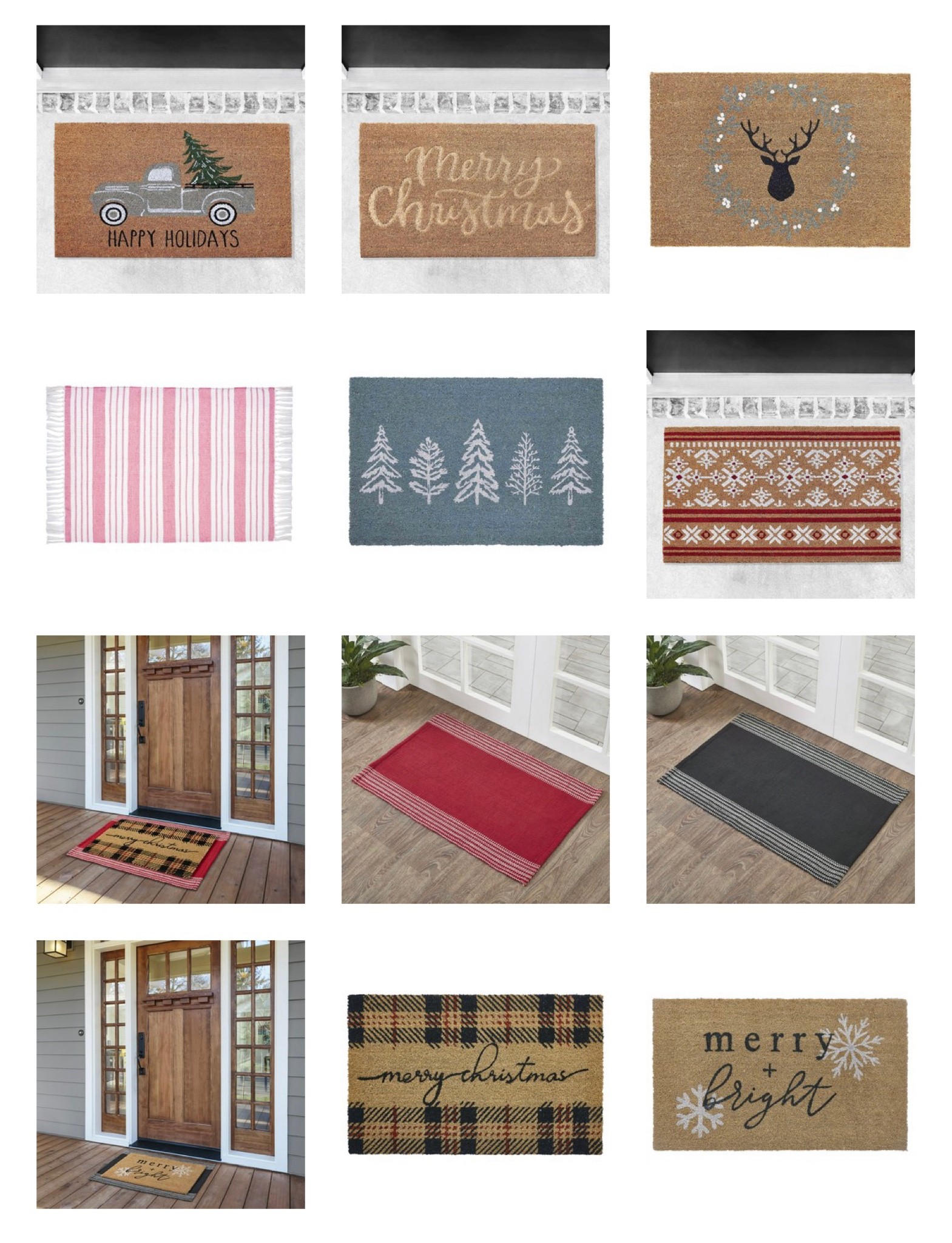 Holiday Layering Rugs by My Texas House 

#LTKhome #LTKSeasonal #LTKHoliday