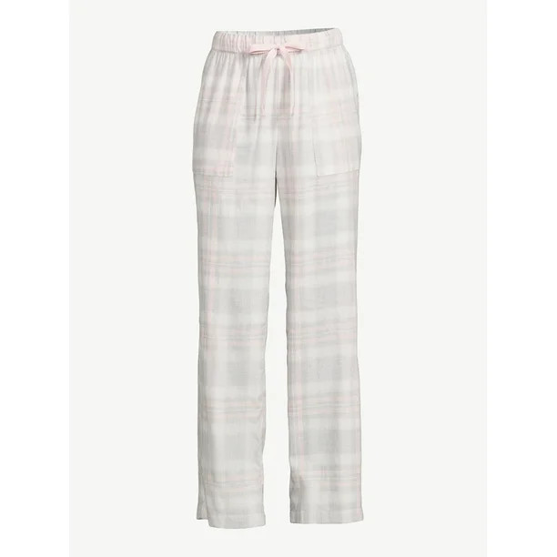 Joyspun Women’s Flannel Plaid Pajama Pants | Walmart (US)