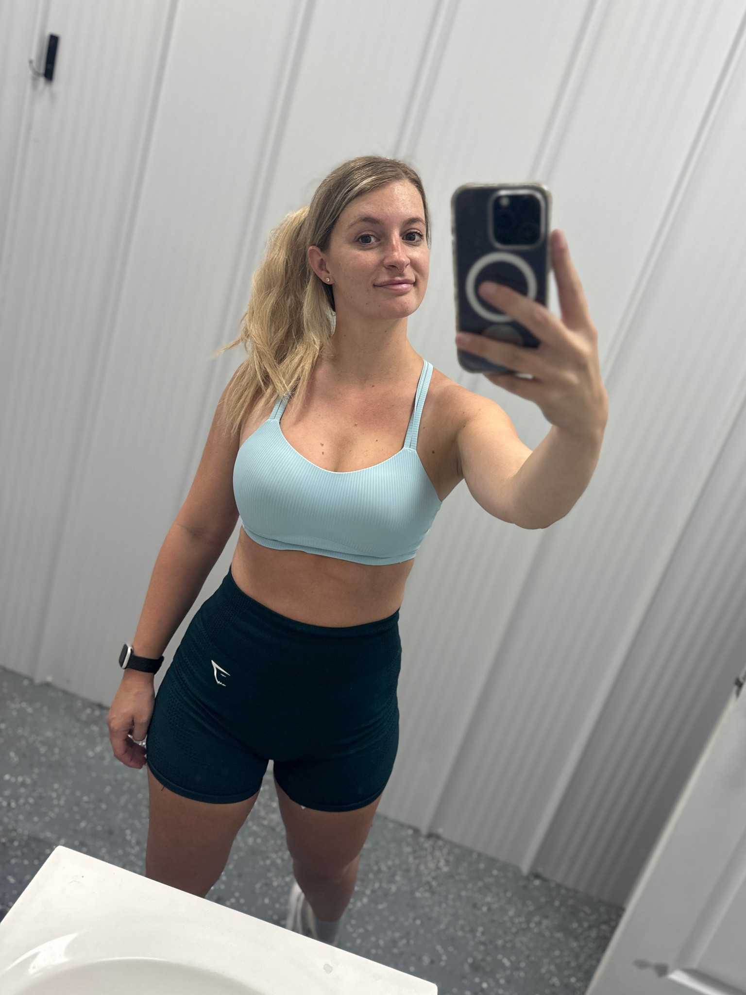 When you don’t feel great but you want to get a gym session in, you go with your most comfortable fit: Lululemon cloud bra and Gymshark shorts 

#LTKMidsize #LTKActive #LTKFitness