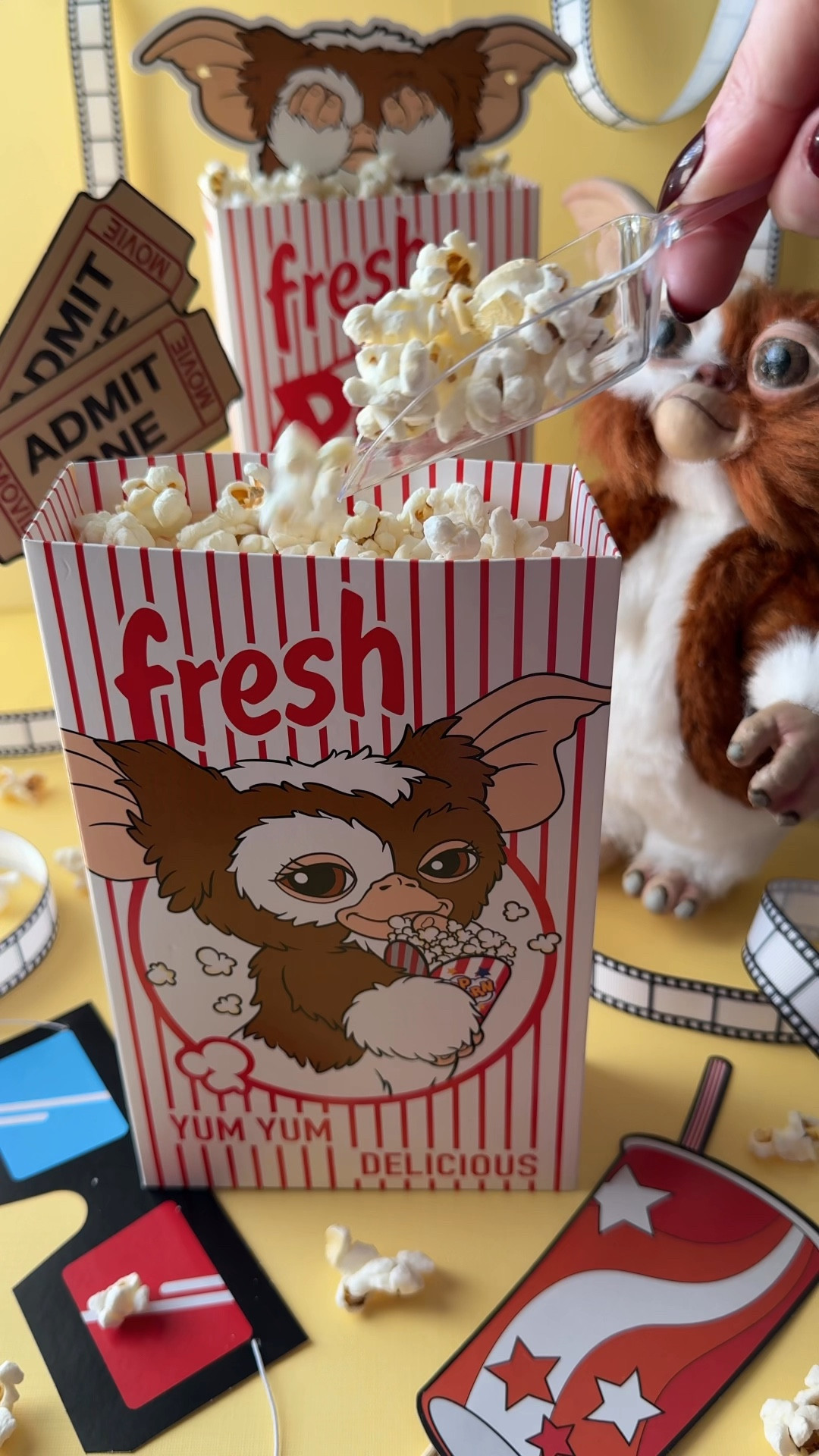 #OTCPartner Chaos and cuteness have combined with nostalgia! I partnered with @orientaltrading to create this Gremlins inspired movie night. Enjoy the show but remember to not feed your Gremlin after midnight! 

To create your own Gremlins themed movie night use code YAY at checkout for free shipping on your order $25 or more! 

© & ™ WBEI (s25)

#LTKSeasonal #LTKParties