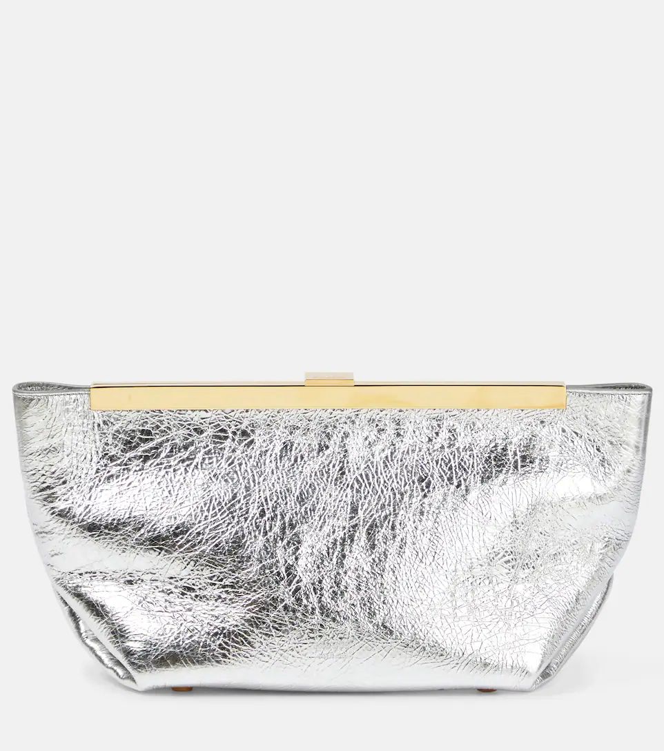 Aimee metallic leather clutch | Mytheresa (US/CA)