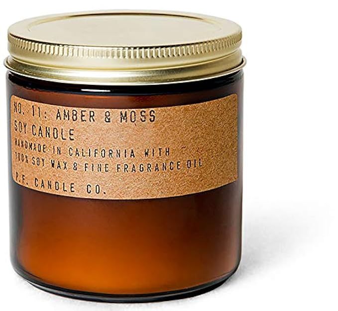 P.F. Candle Co.... - No. 11: Amber & Moss Soy Candle (12.5 oz) | Amazon (US)