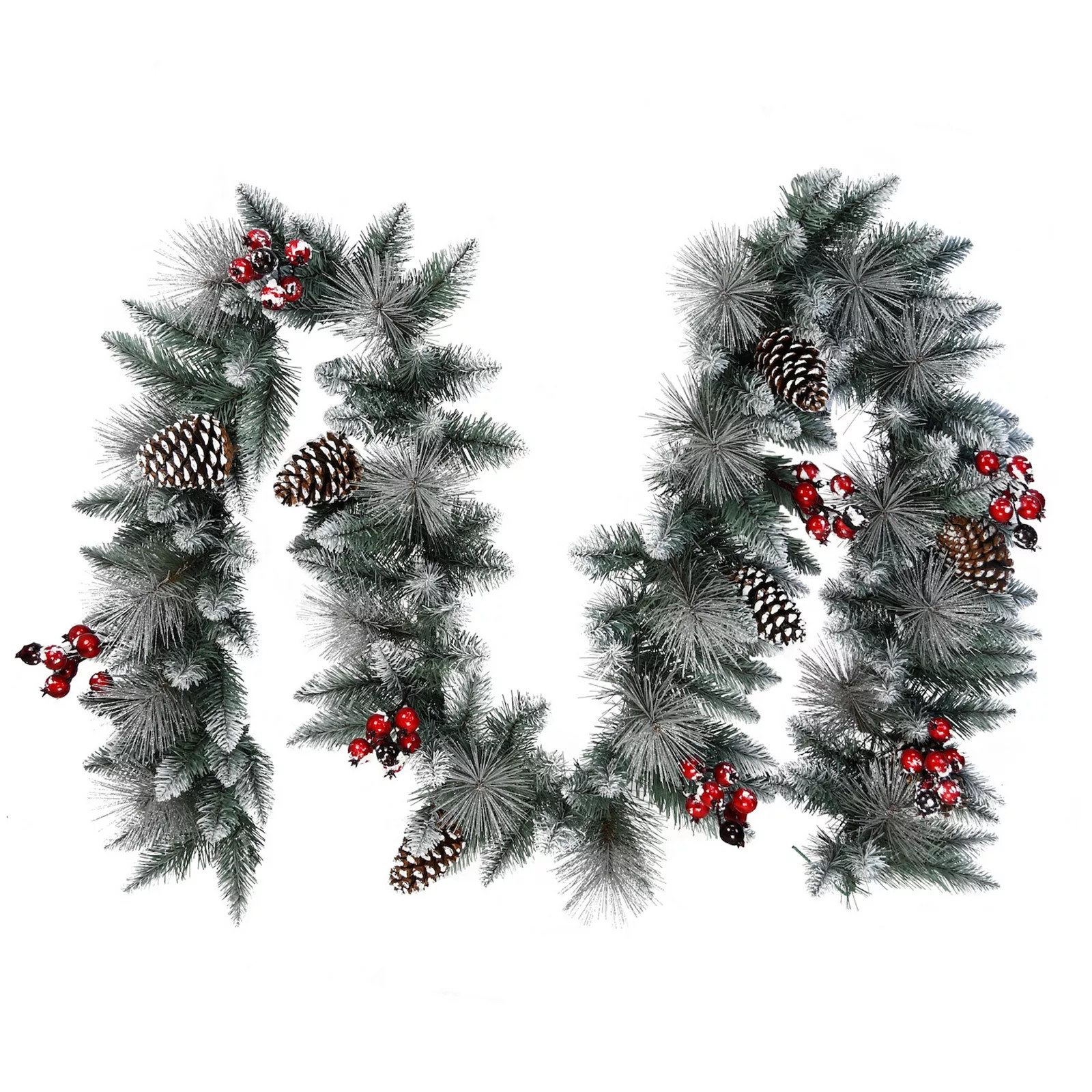 PULEO INTERNATIONAL 9-ft. Sterling Pine Artificial Garland, Green | Kohl's