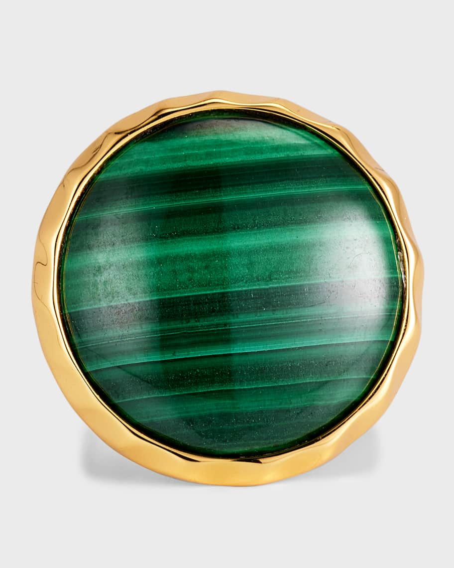 NEST Jewelry Small Malachite Adjustable Ring | Neiman Marcus