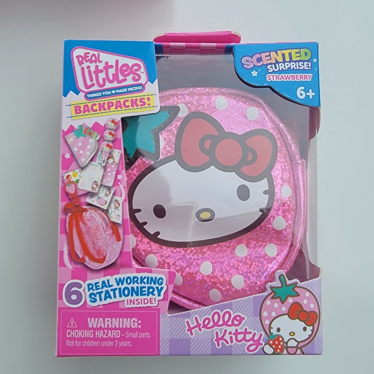 Real Littles Hello Kitty and Friends Scented Strawberry Backpack | eBay US