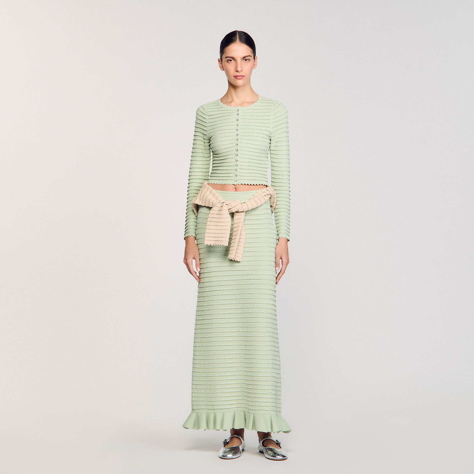 Rhinestone cardigan | Sandro US | Sandro-Paris US