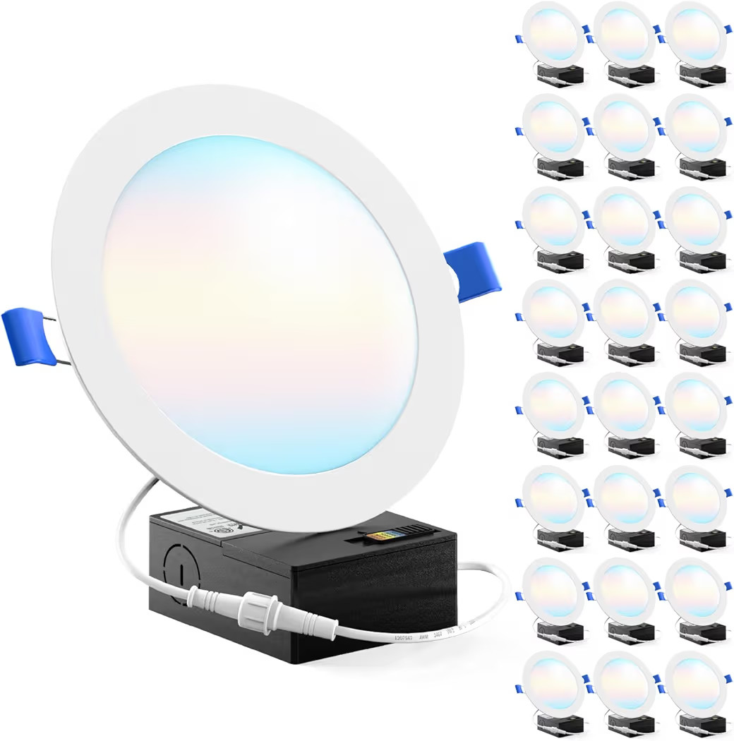 Sunco 12 Pack 6 In Led recessed Lights | Amazon (US)