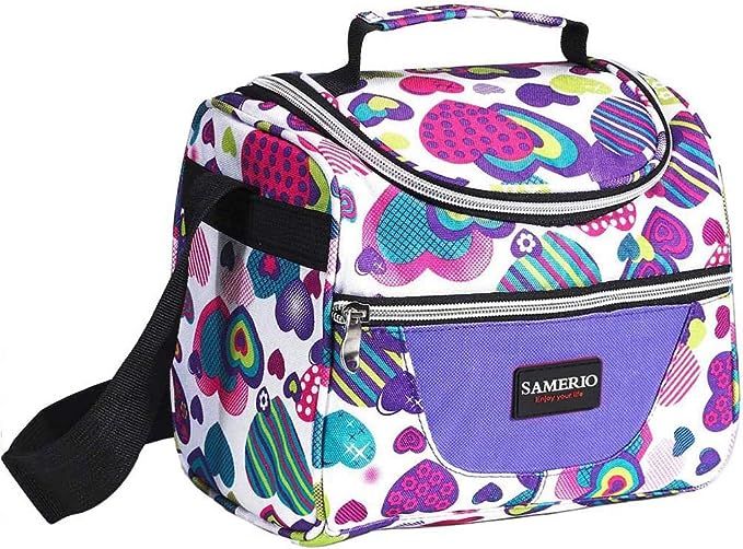Kids Lunch Bag insulated Lunch Box Lunch Organizer Cooler Bento Bags for School Work/Girls Boys C... | Amazon (US)