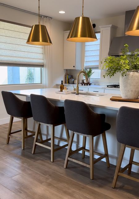 My old counter stools were amazing! I loved the price point, loved the support, loved how safe they were for my toddler with a full back and swivel chair, but they just didn’t match after I painted the island. You can find them here as well as some other kitchen items!

#LTKhome