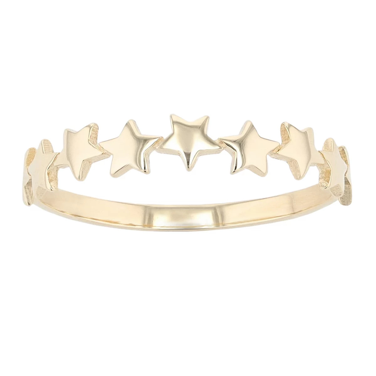 Au Naturale 14k Yellow Gold Stars Ring | Kohl's