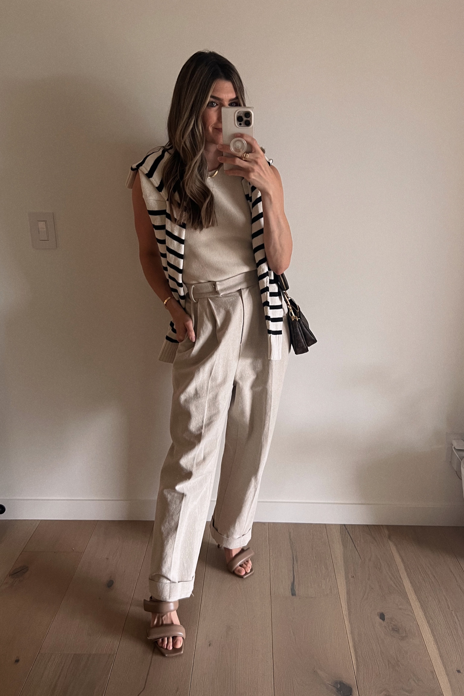 neutrals with a pop of stripe 

#LTKshoecrush #LTKstyletip