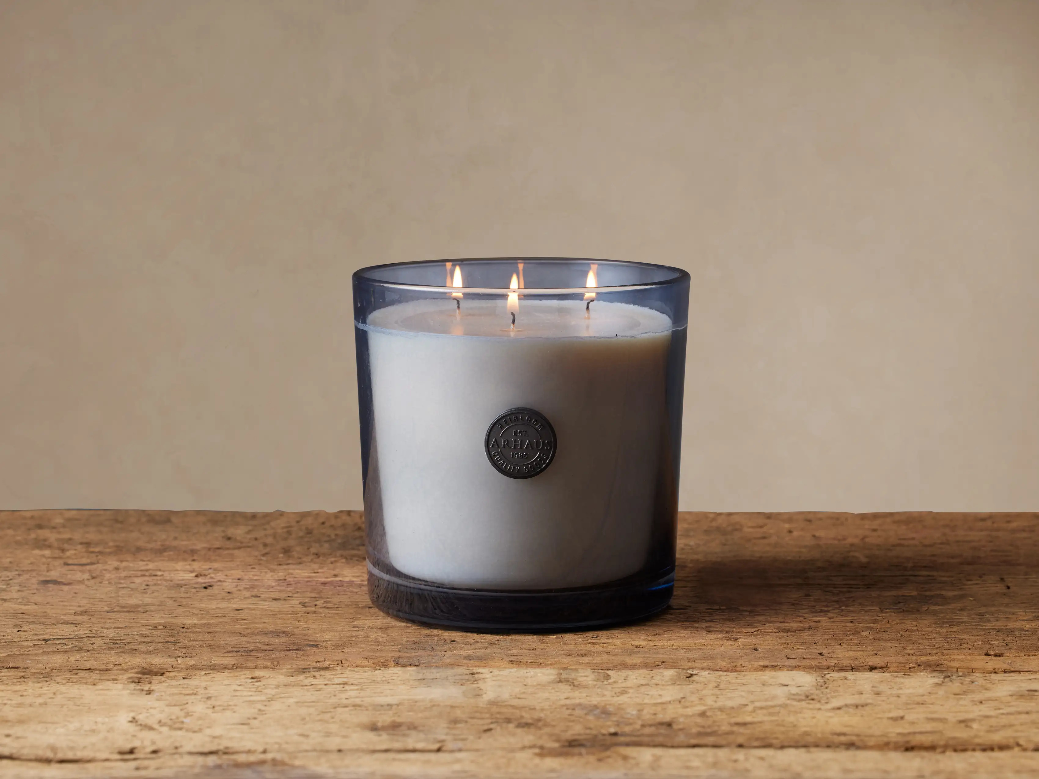 Signature Candle in Suede Wood and Vetiver | Arhaus