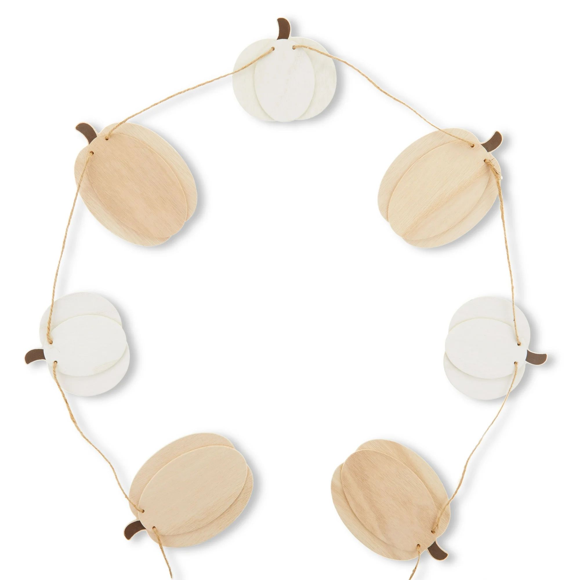 White & Wood Pumpkin Harvest Banner, 6', by Way To Celebrate | Walmart (US)