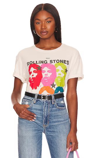 Rolling Stones Boyfriend Tee in Dirty White | Revolve Clothing (Global)