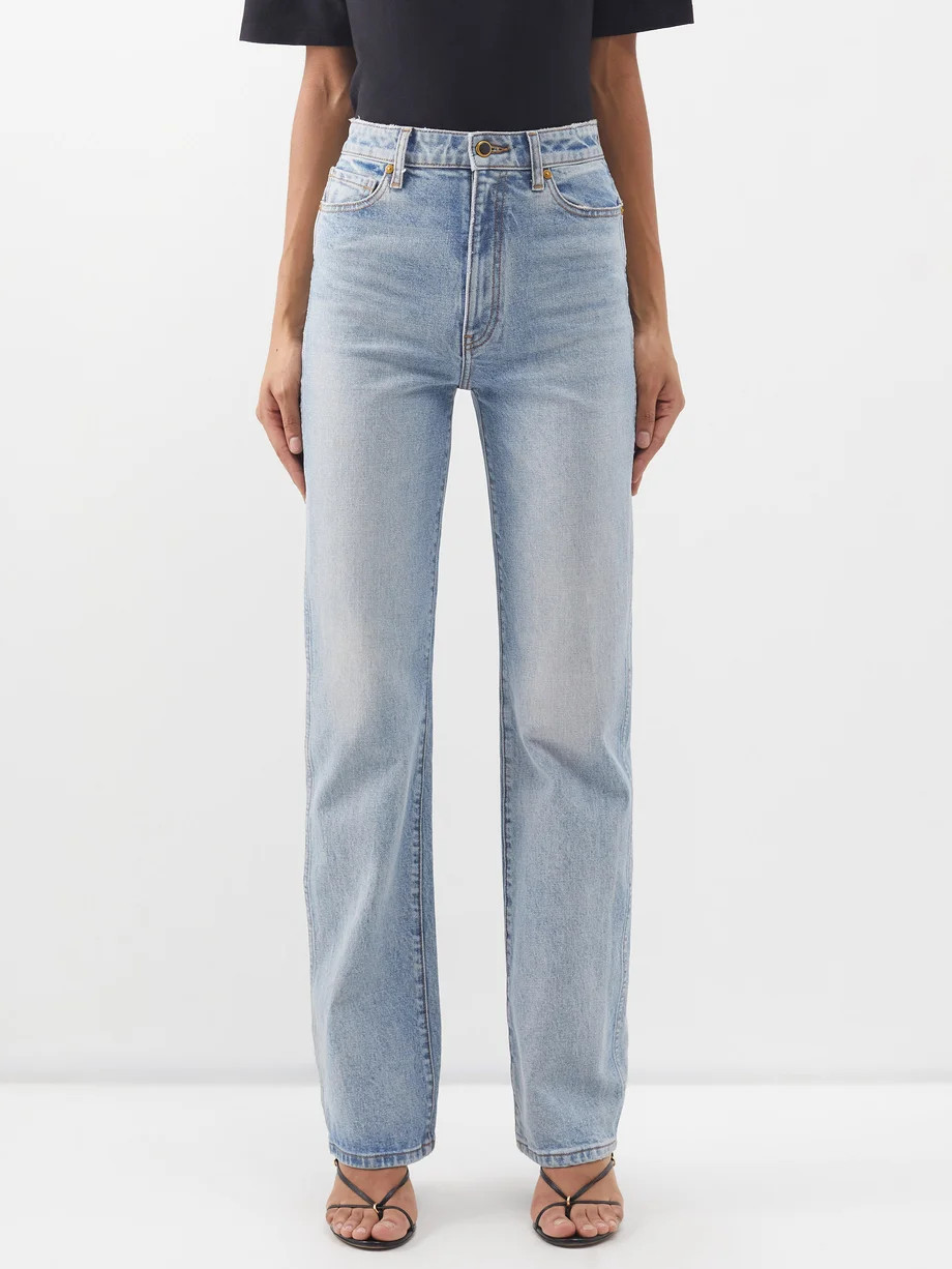 Danielle high-rise straight-leg jeans | Khaite | Matches (US)