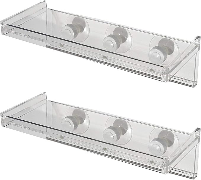 LaBrinx Designs 2-Pack Medium Suction Cup Shelf - Live Plants, Windows, and Bathrooms | Amazon (US)