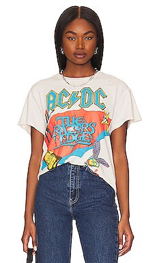 Madeworn ACDC Tee in Vintage White from Revolve.com | Revolve Clothing (Global)