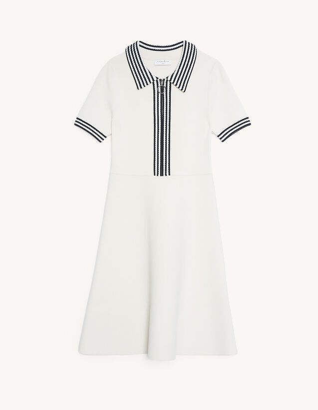 Polo-style knitted dress | Sandro Paris (US)