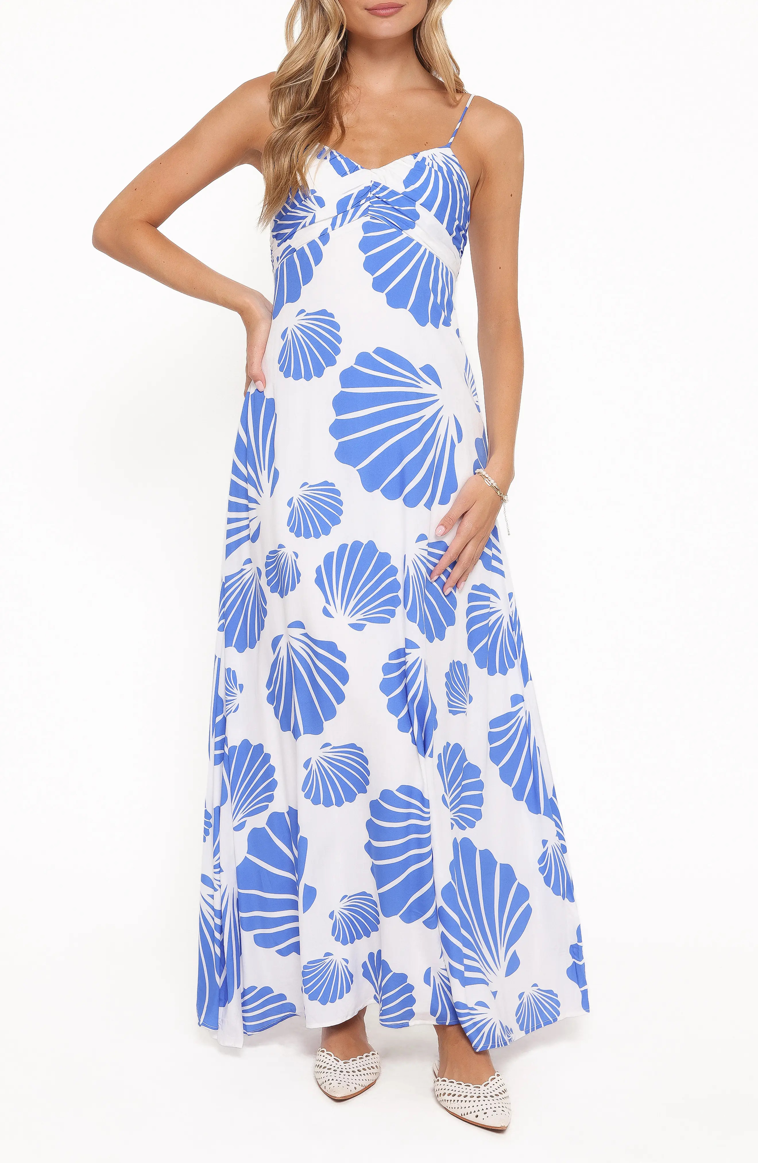 Petal & Pup Tyla Shell Print Maxi Dress (Women) | Nordstrom | Nordstrom