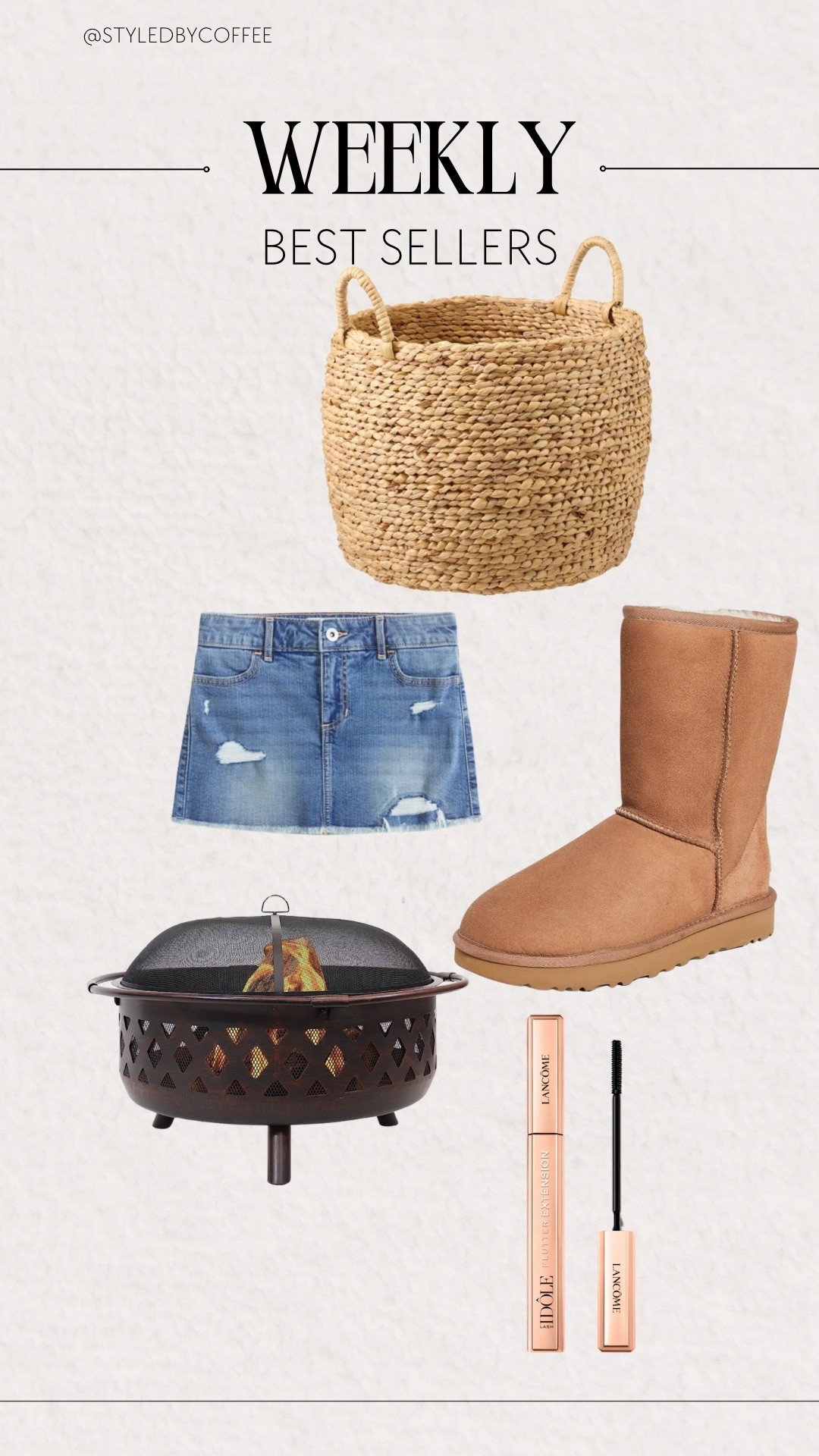 Best sellers lately! We use our fire pit almost every night! Also the basket is great for hiding toys or adding a faux tree! 

#LTKHome #LTKFindsUnder100 #LTKGiftGuide