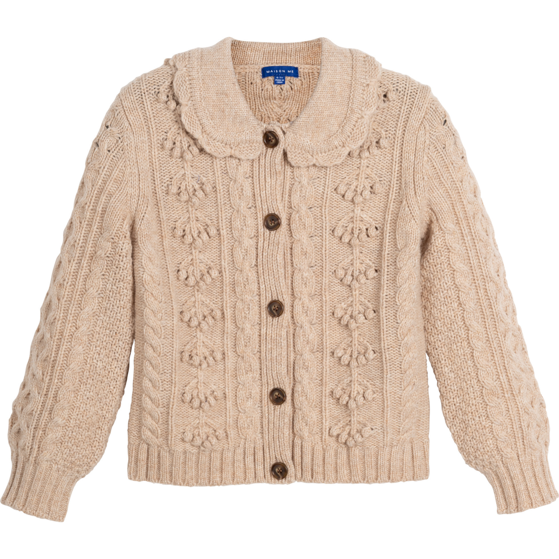 Annaleise Cardigan, Oatmeal | Maisonette