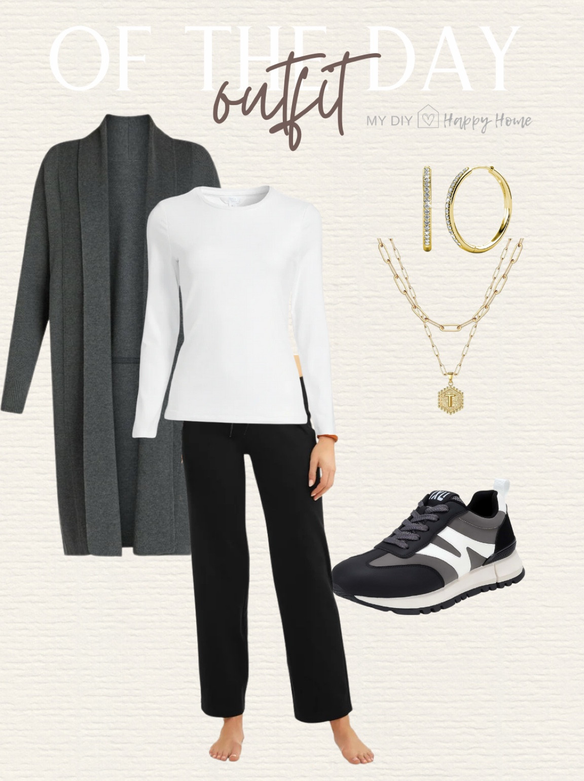 Thursdays OOTD

Duster cardigan 
Wide leg knit pants 
Sneakers 
Hoop earrings 
Layered necklace 

#LTKShoeCrush #LTKOver40 #LTKSeasonal