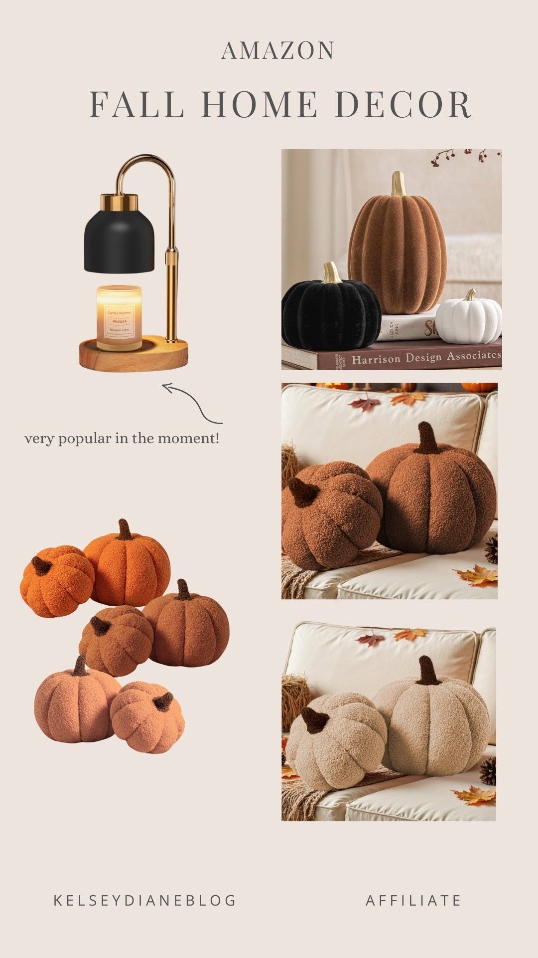 Amazon Fall Home Decor - Fall weather, perfect time for a cozy candle warmer, and pumpkin pillows and decor. #Fall #Candle #CandleWarmer #Candlelamp #Pumpkindecor

#LTKcanada #LTKfall #LTKhome