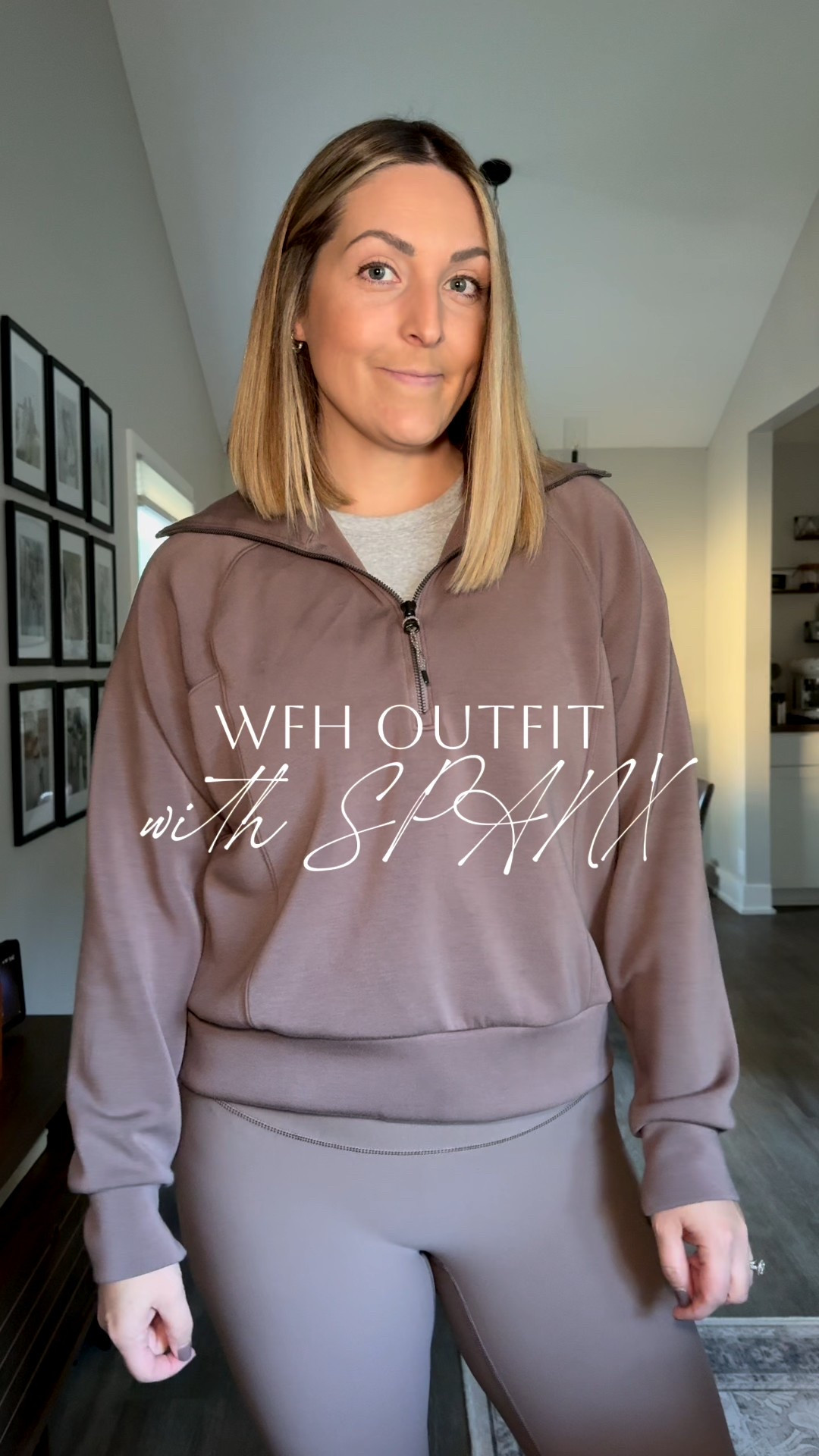 WFH outfit - love this Spanx set!  Top on sale!
Fit is TTS.  

#LTKSaleAlert #LTKFindsUnder100 #LTKStyleTip