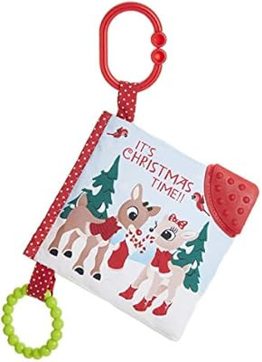 KIDS PREFERRED Rudolph The Red-Nosed Reindeer On The Go Soft Teether Book | Amazon (US)